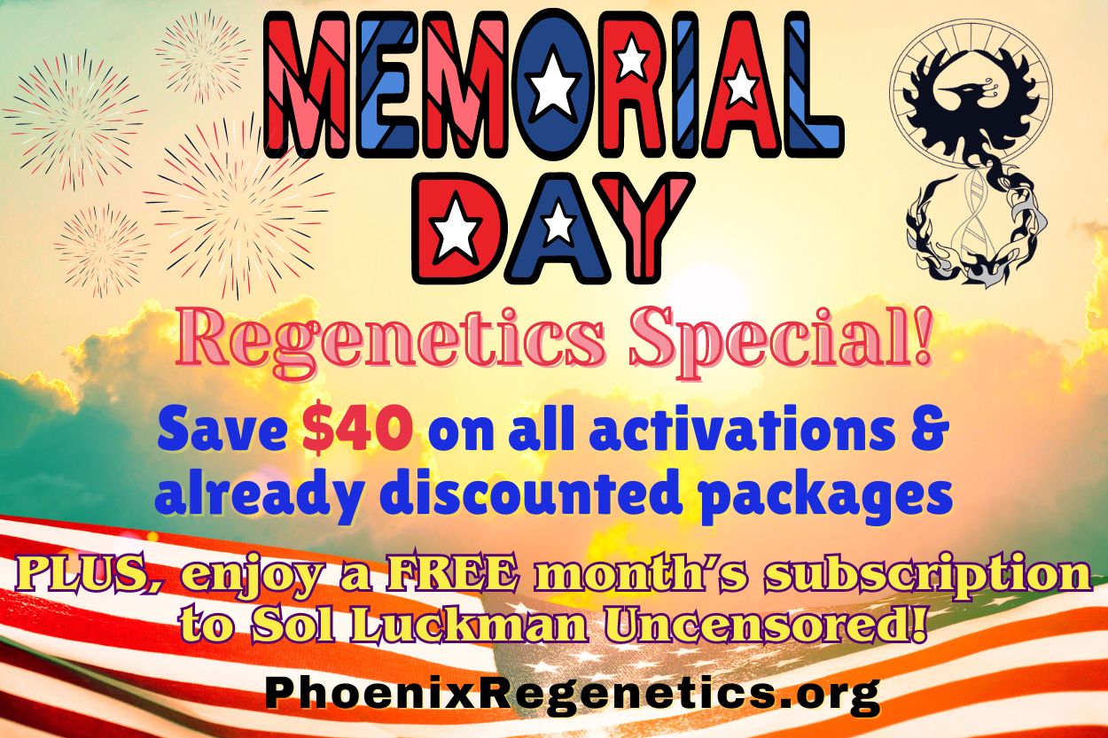 Memorial Day Regenetics Special!