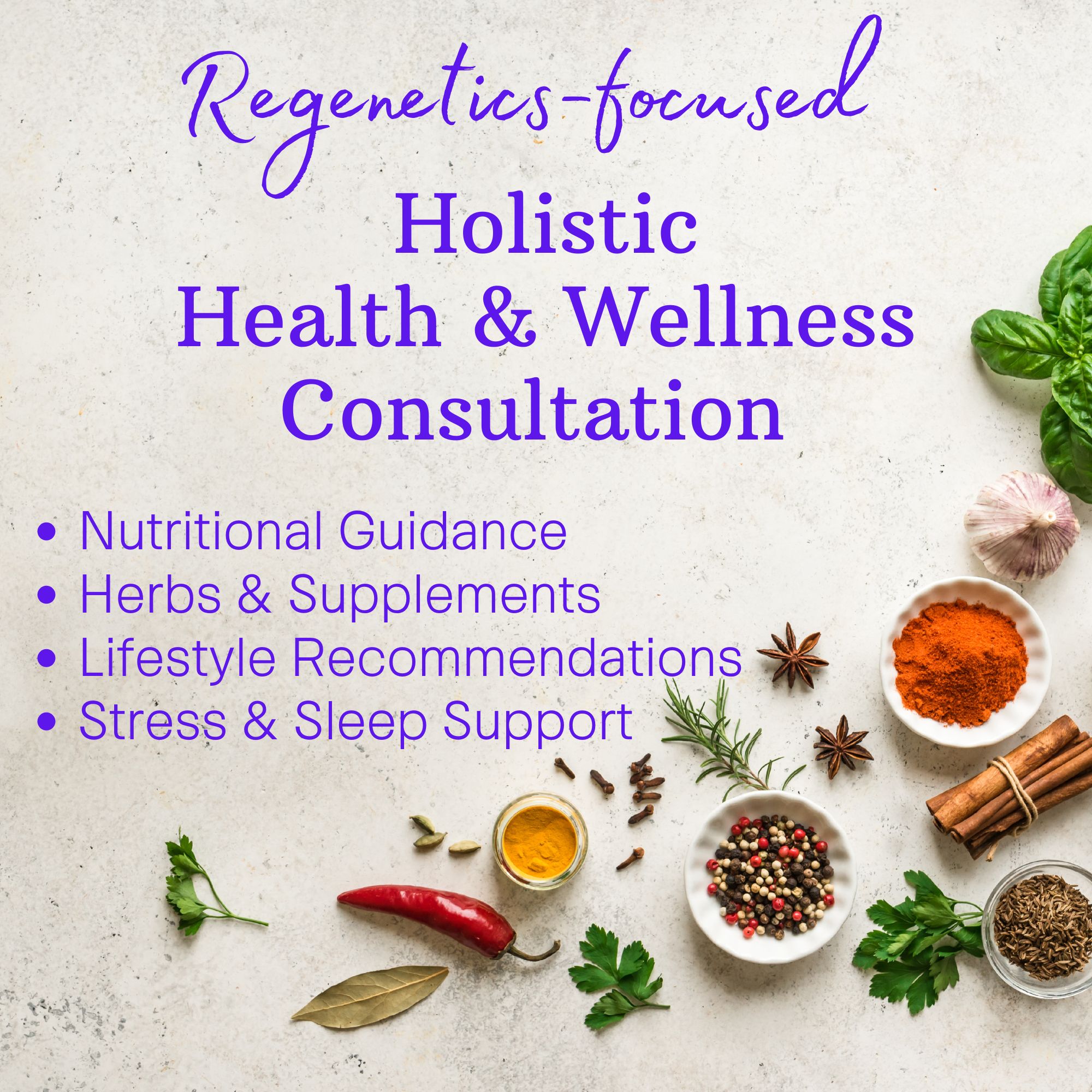 Holistic Health & Wellness Consultation
