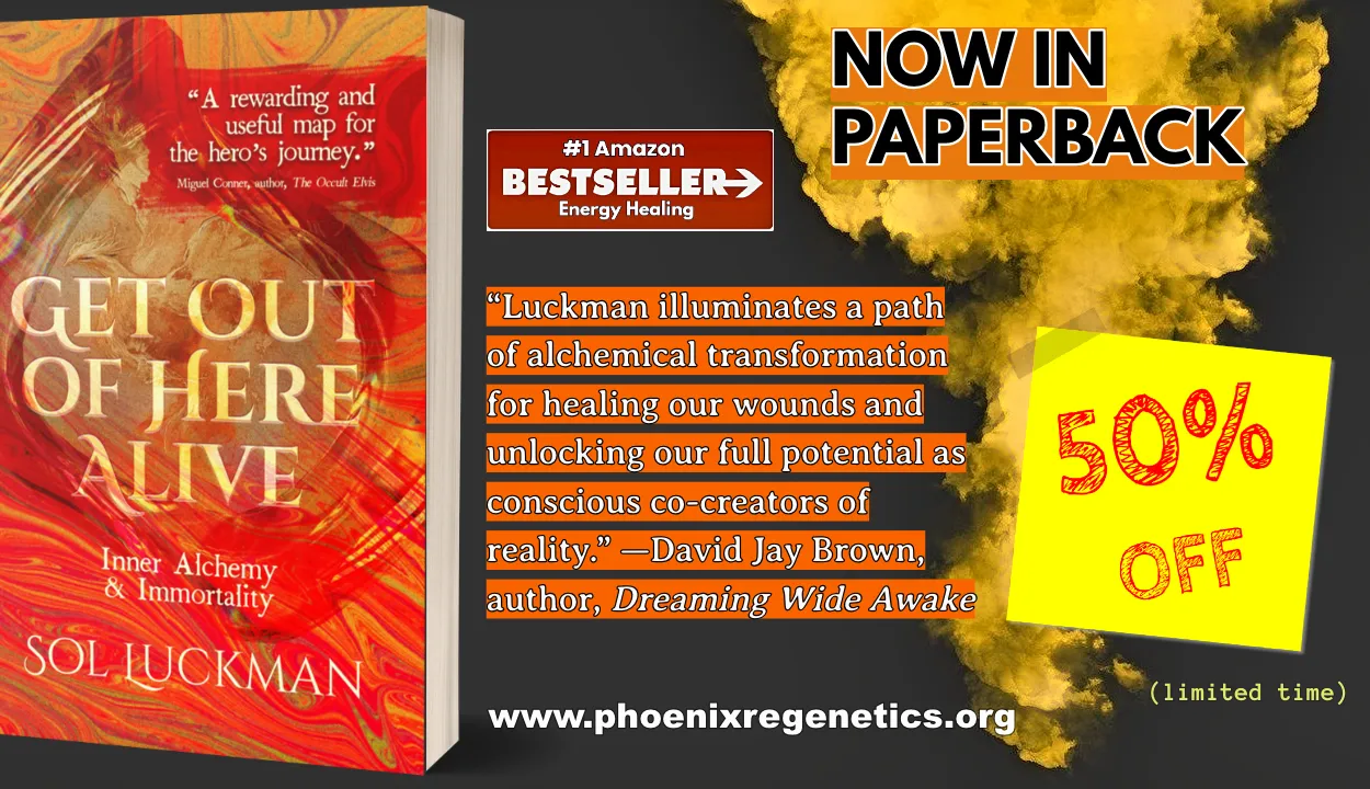 GET OUT OF HERE ALIVE 50% off Paperback!