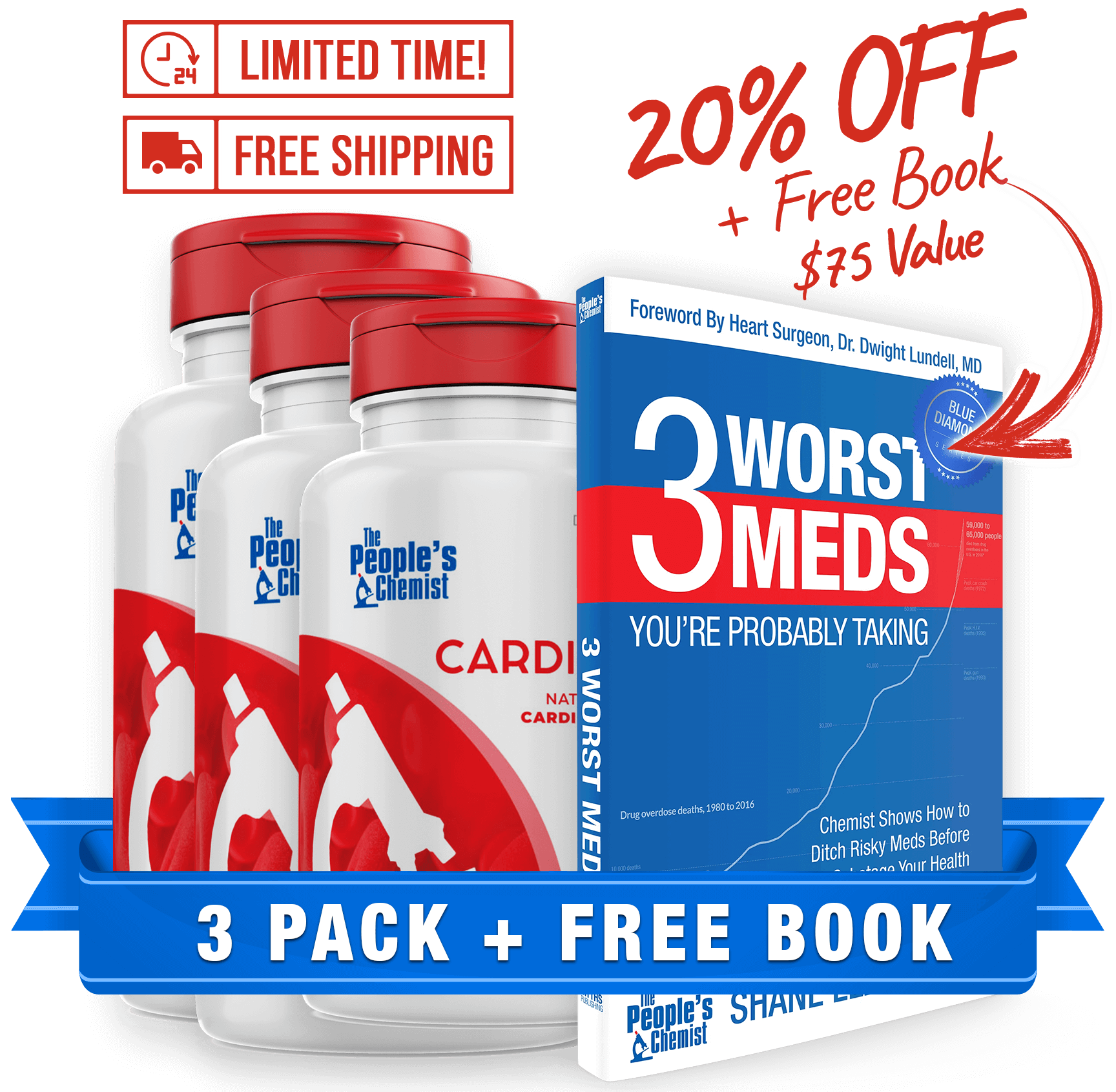 Cardio FX 3 Pack Special + Free Book