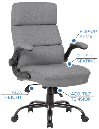 James / Executive Chair with Flip Arms