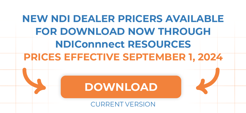 NDI Dealer Pricers Available for Download Now Through NDIConnect Resources - Download Now