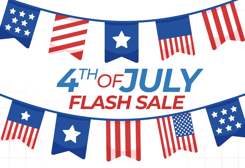 4th of July Flash Sale