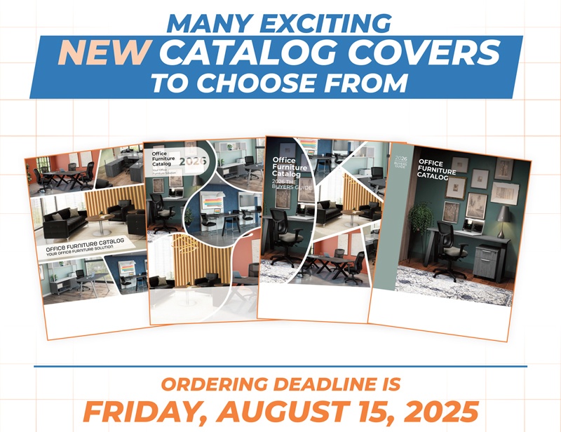 Many exciting  new catalog covers to choose from - Deadline for ordering catalogs is August 15th, 2025