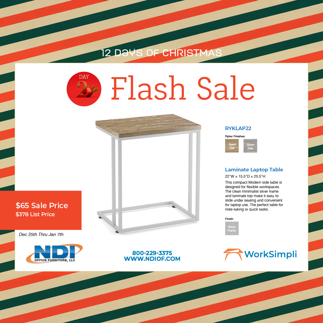 12 Days of Christmas | Day 2 — Laminate Laptop Table