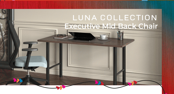 Luna Collection  Executive Mid Back Chair