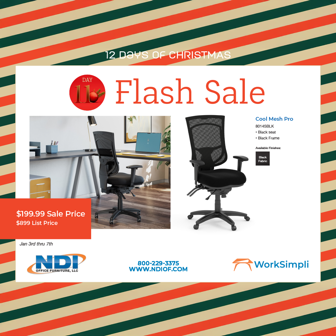 12 Days of Christmas | Day 11 — Cool Mesh Pro Task Chair