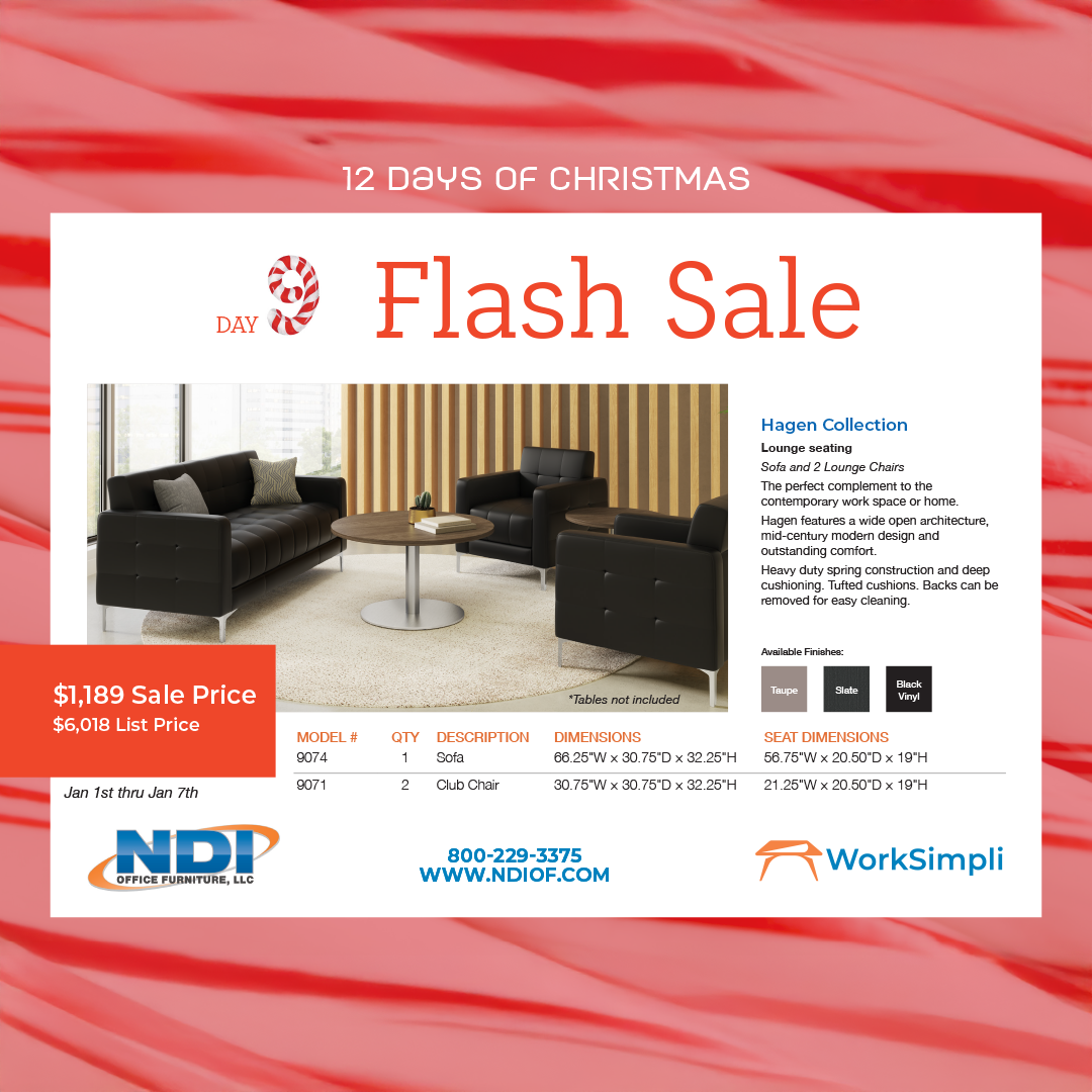 12 Days of Christmas | Day 9 — Hagen Lounge Seating Set