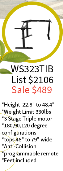WS323TIB Height Adjustable Table