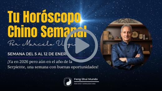 HORÓSCOPO CHINO SEMANAL: 5  AL 12 DE ENERO.