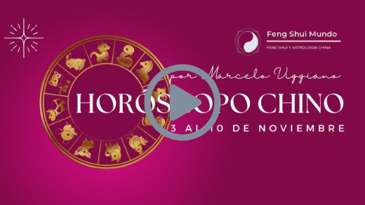 TU HORÓSCOPO CHINO SEMANAL: 3  AL 10 DE NOVIEMBRE