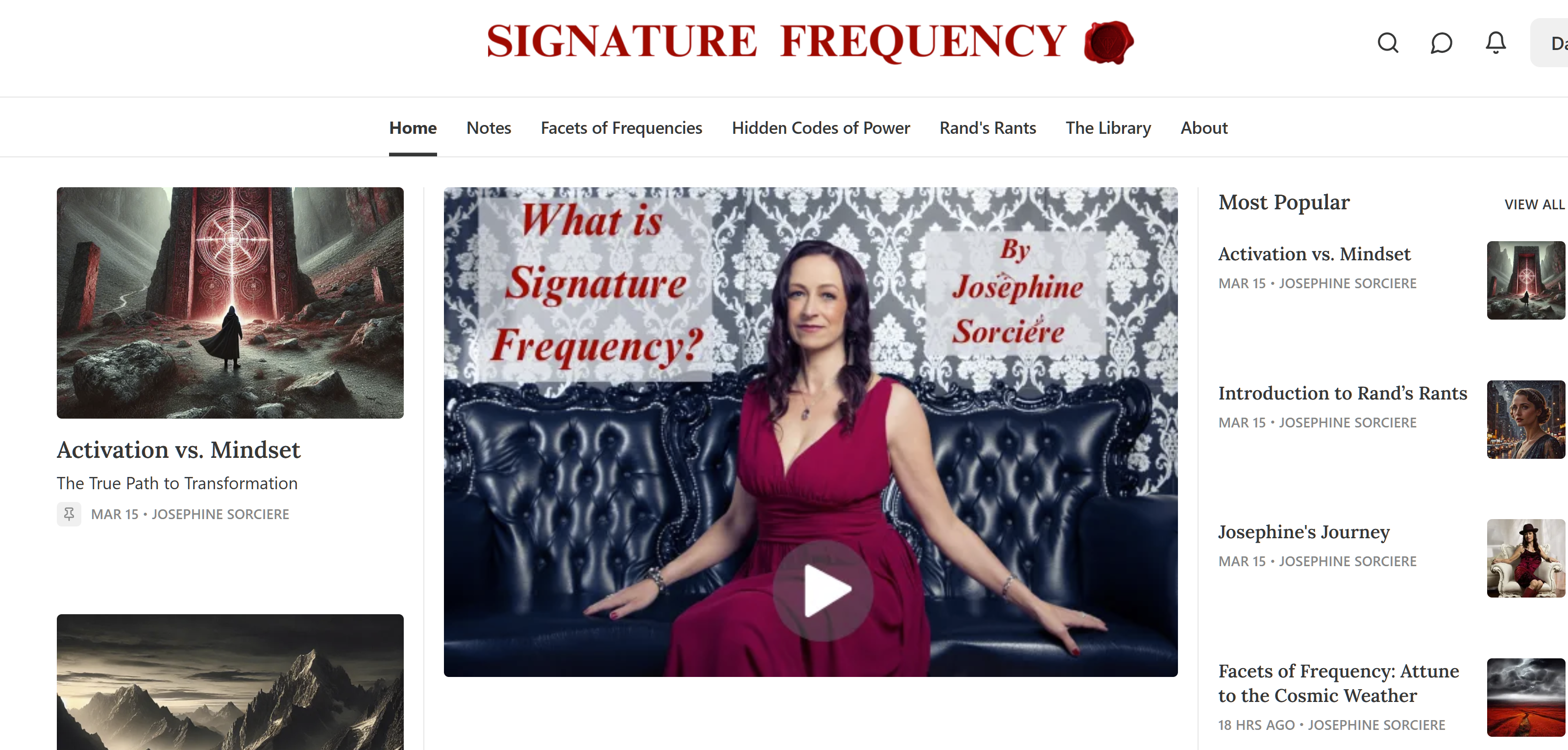 Josephine Sorciere Substack