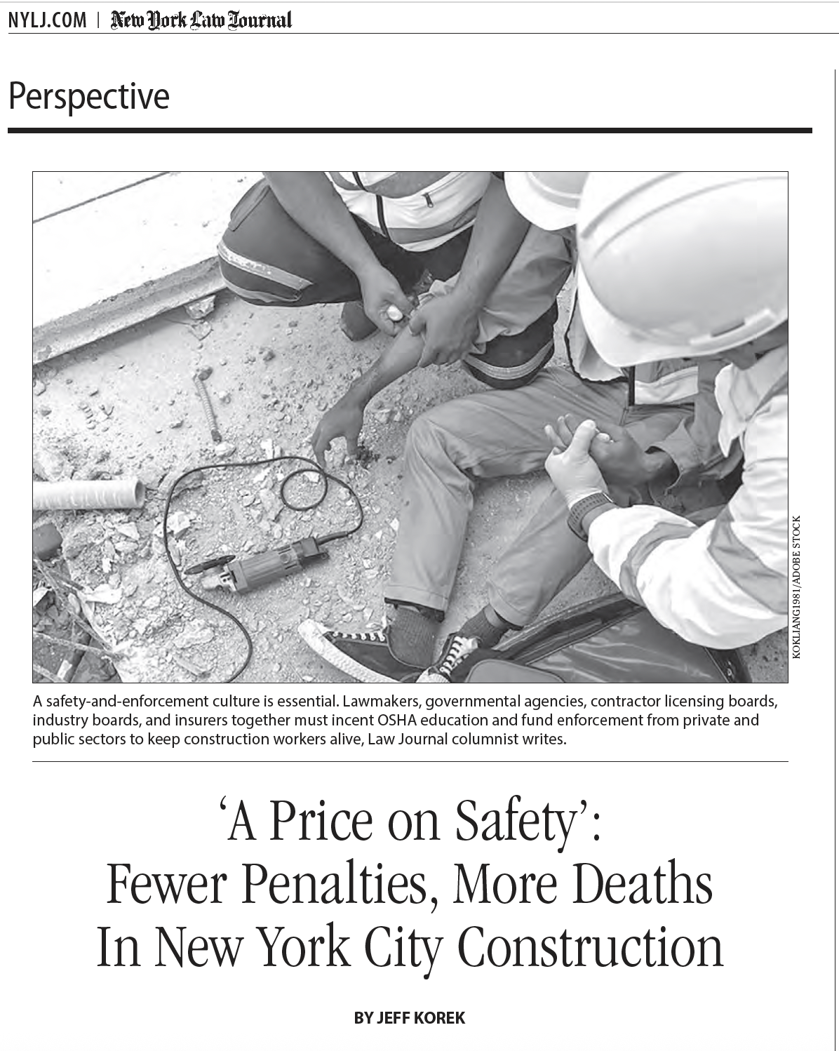 'A Price on Safety' Fewer Penalties, More Deaths in New York City Construction