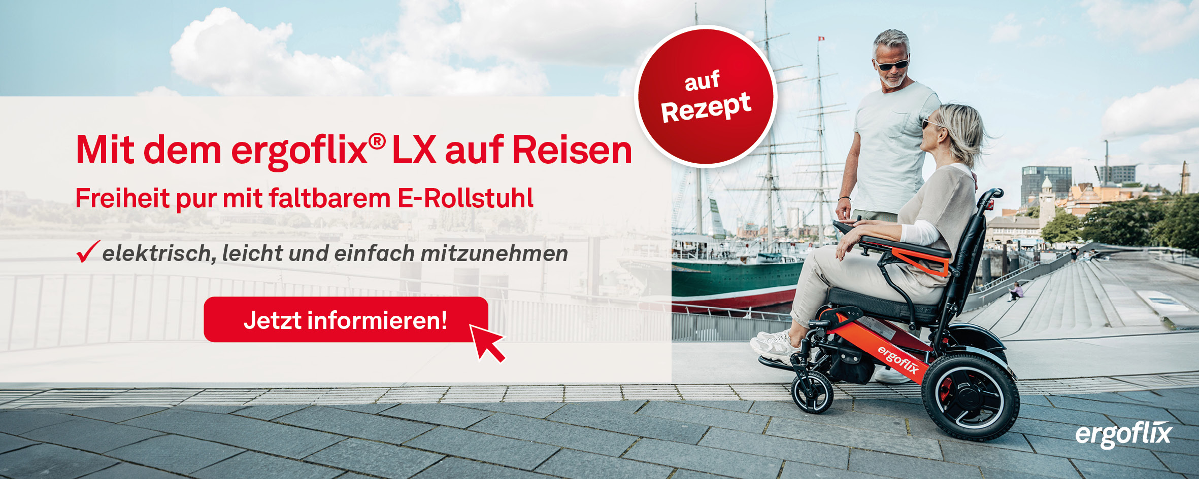 Mit dem ergoflix LX auf Reisen