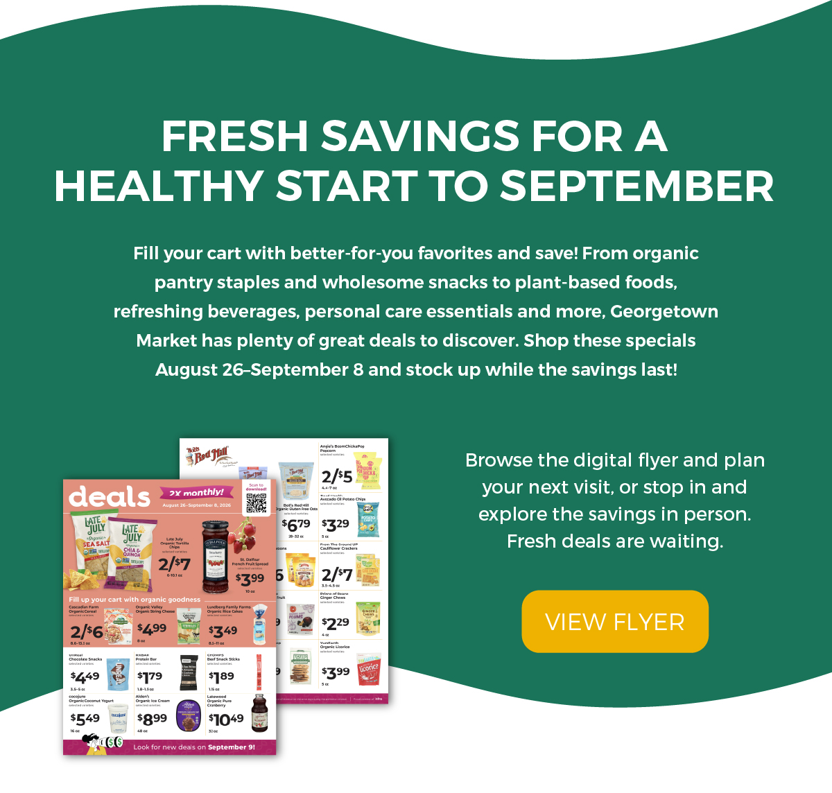 Fresh Savings for a Healthy Start to September