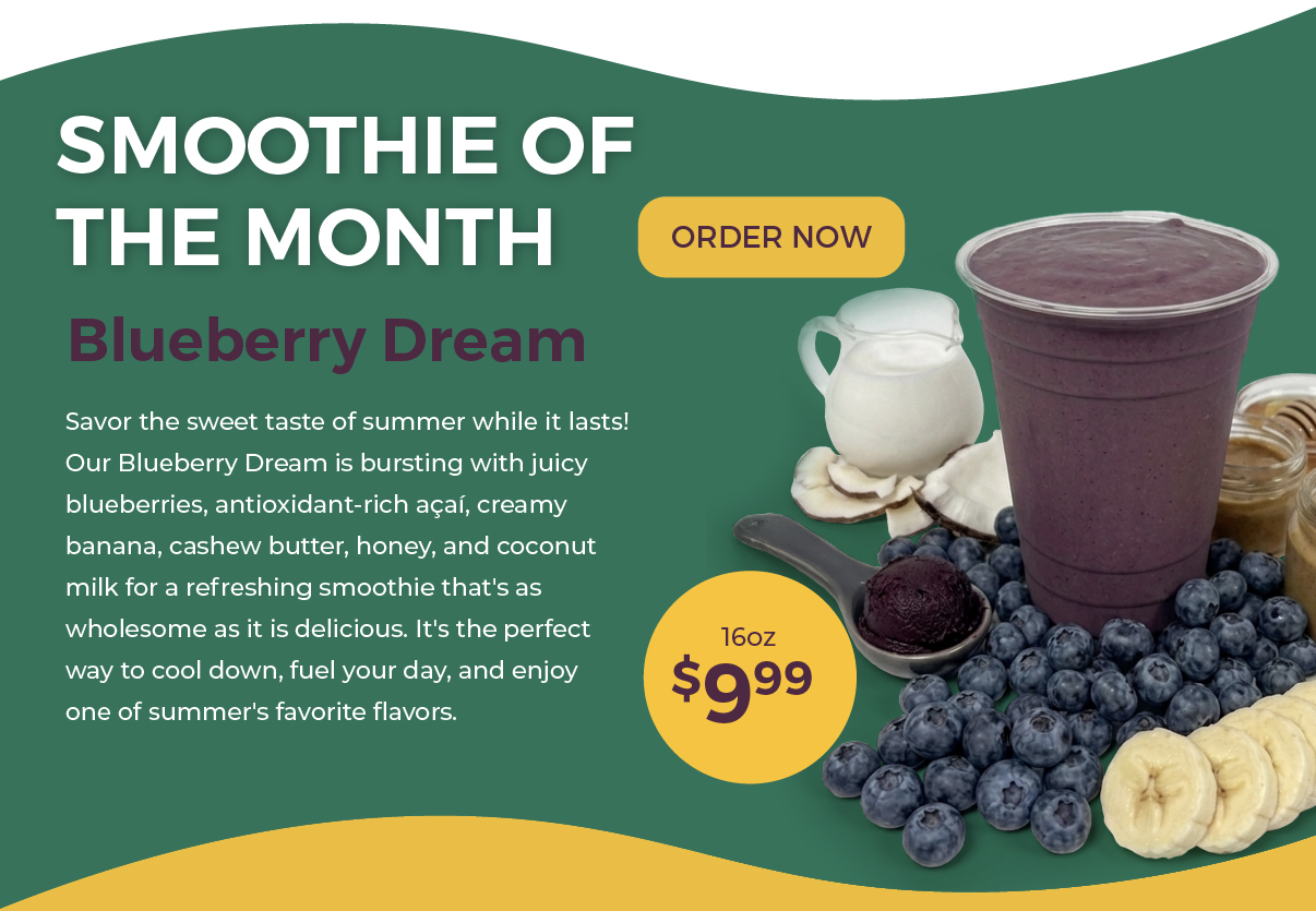 Smoothie of the month: Blueberry Dream