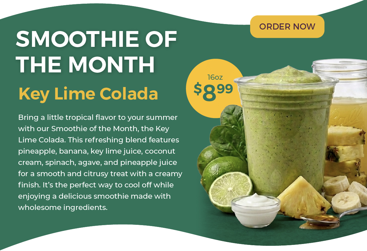 Smoothie of the month: Key Lime Colada