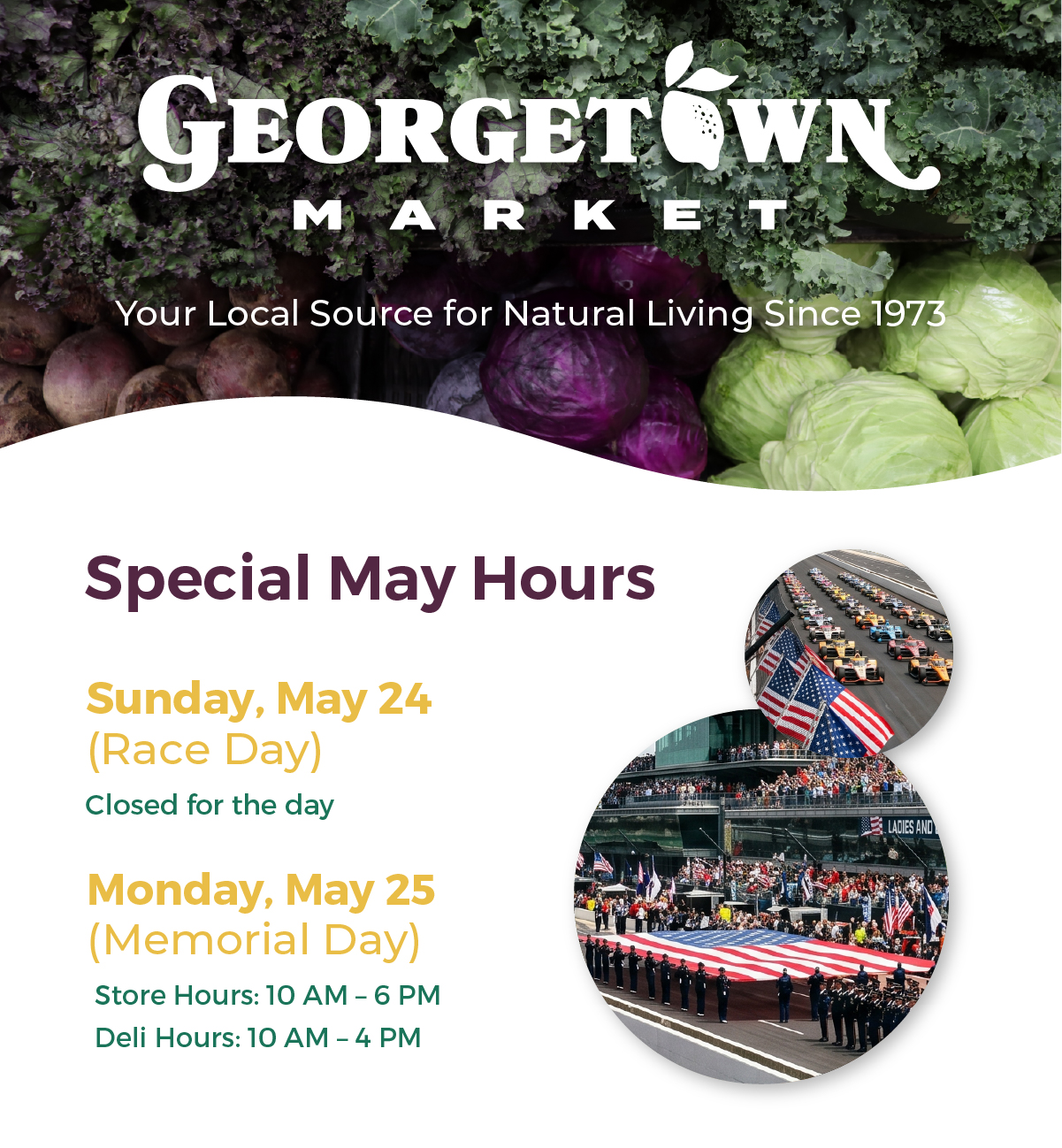 Special May Hours