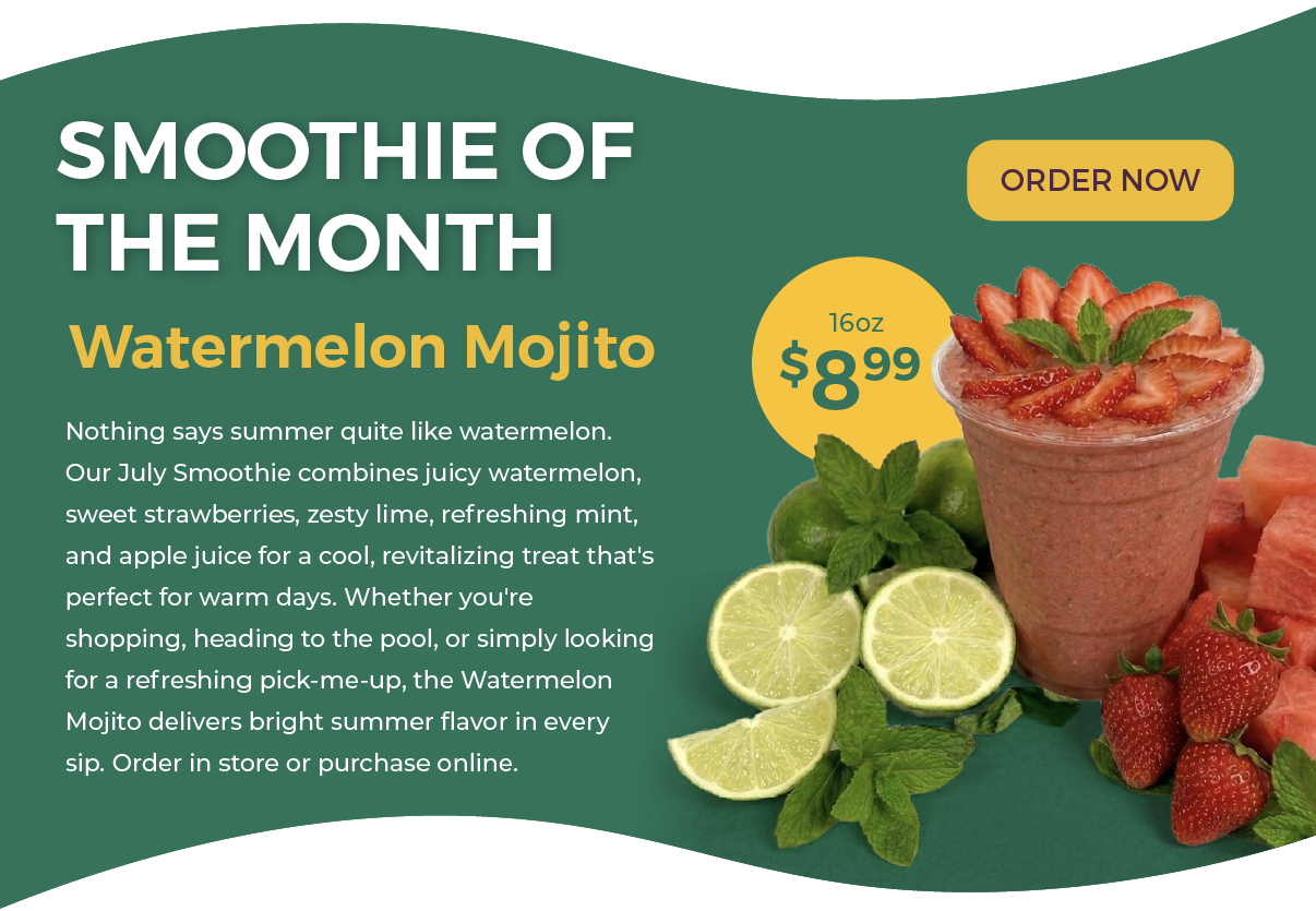Smoothie of the month: Watermelon Mojito