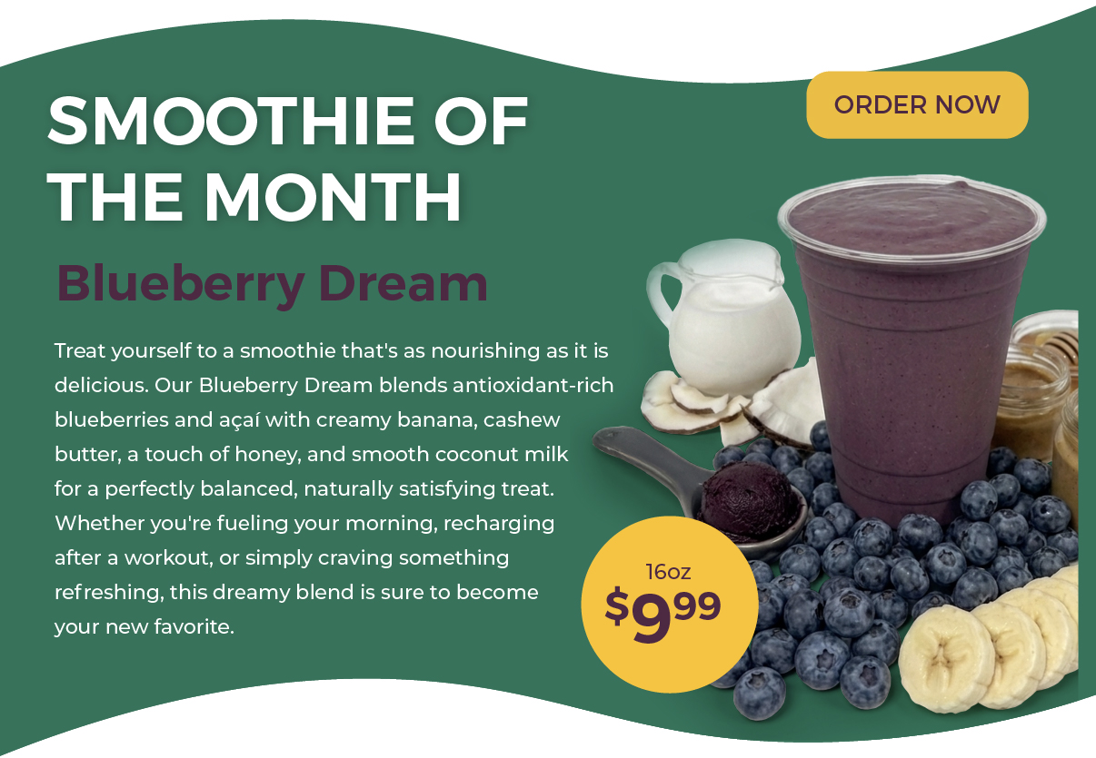 Smoothie of the month: Blueberry Dream