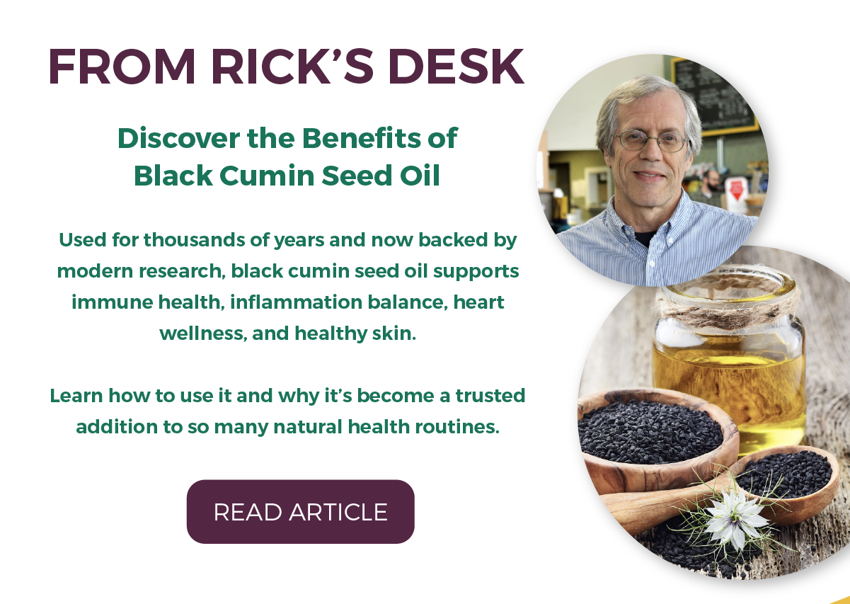 Rick's Desk: Black Cumin Seed Oil