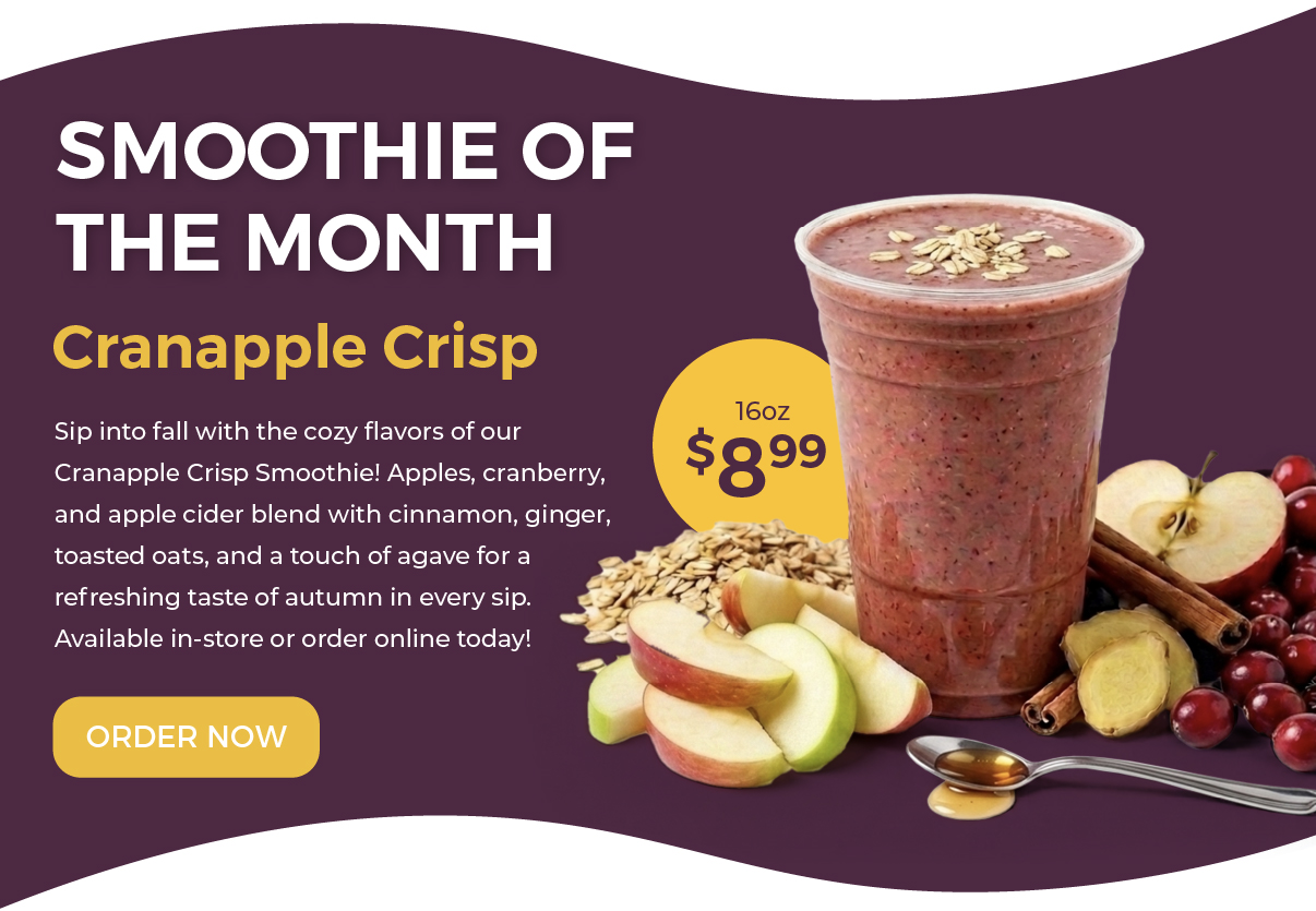 Smoothie of the month: Cranapple Crisp