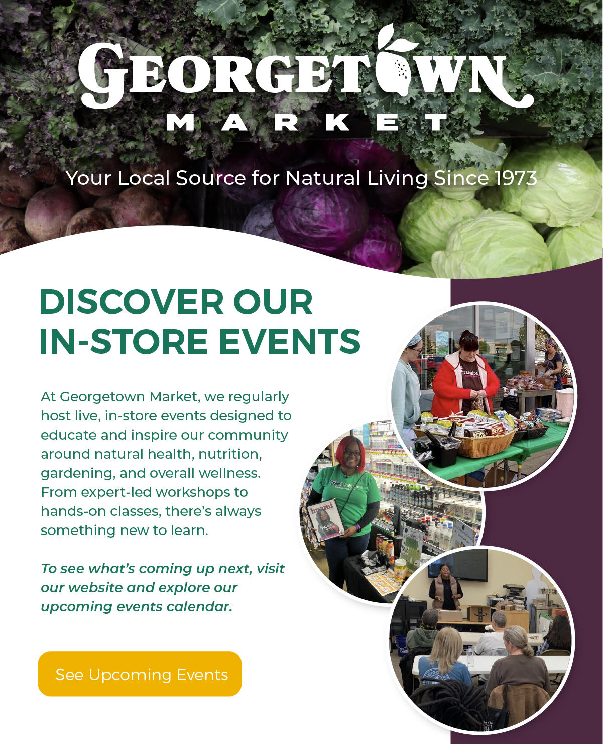 Discover Our In-Store Upcoming Events