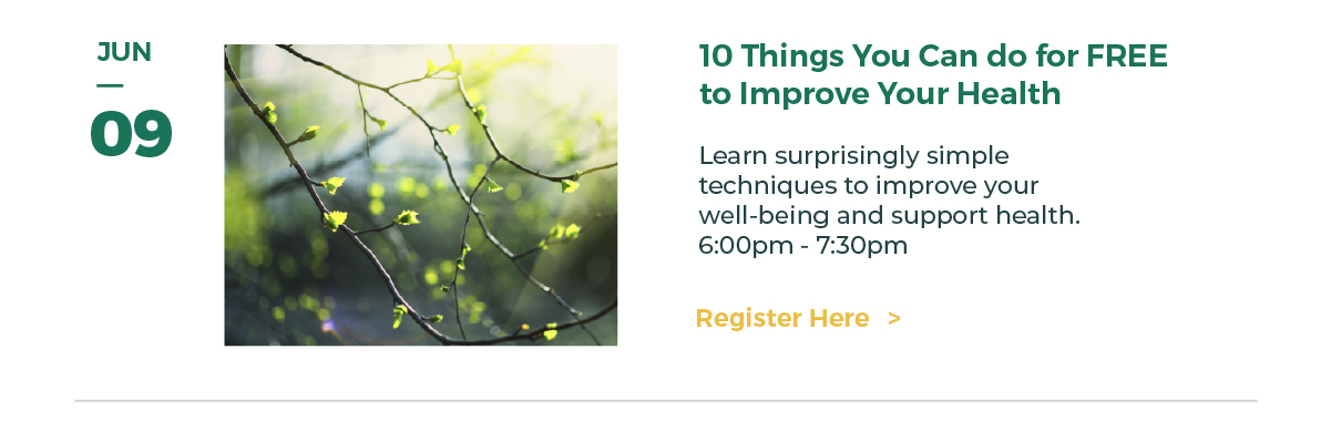 10 Things You Can do for FREE to Improve Your Health