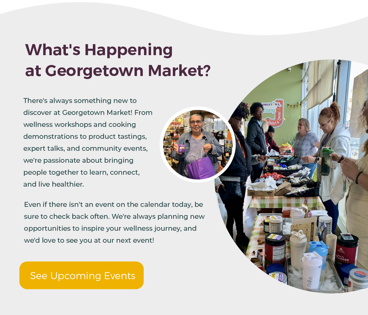 Events: What's Happening at Georgetown market?