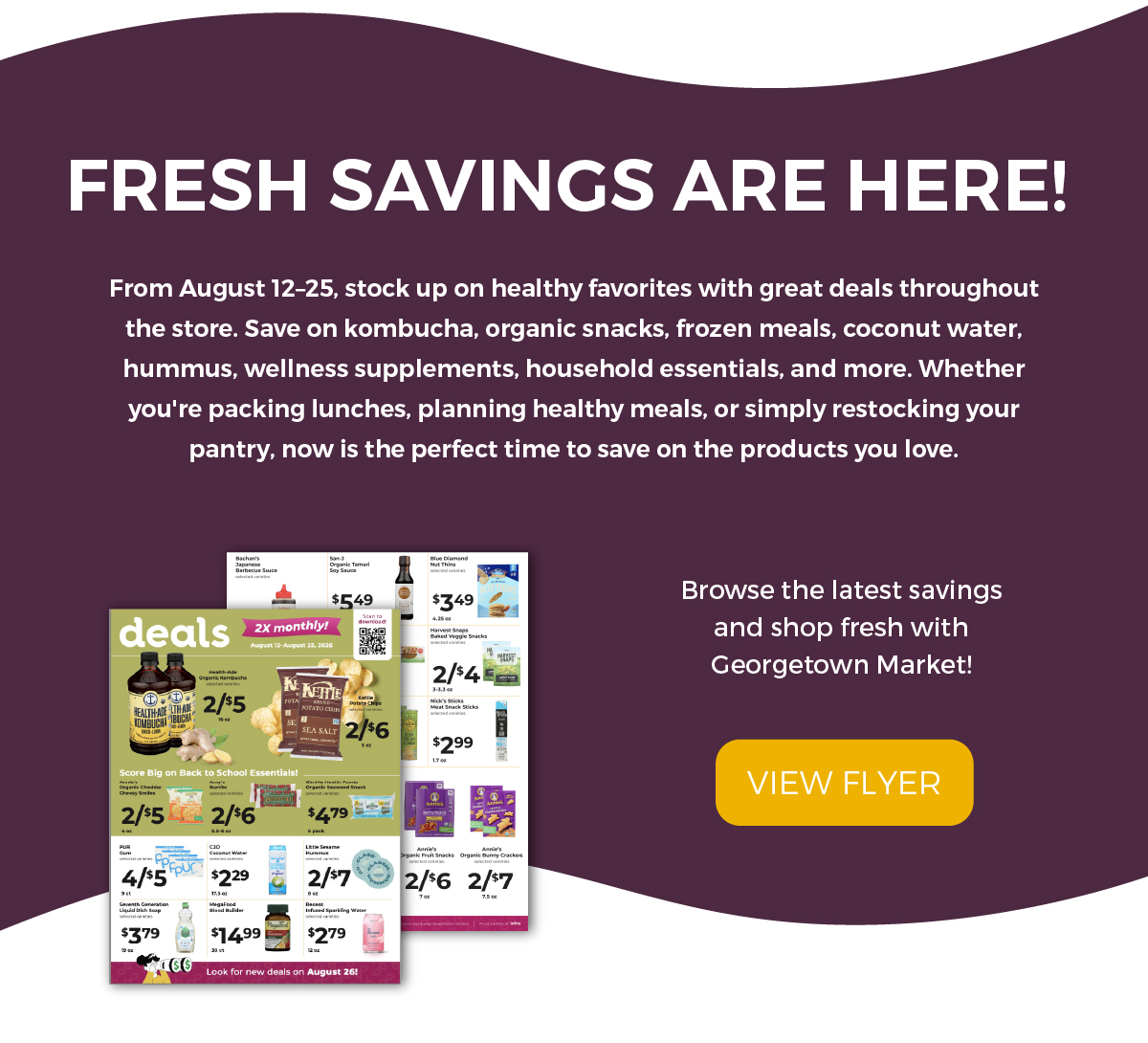 Fresh savings are here!