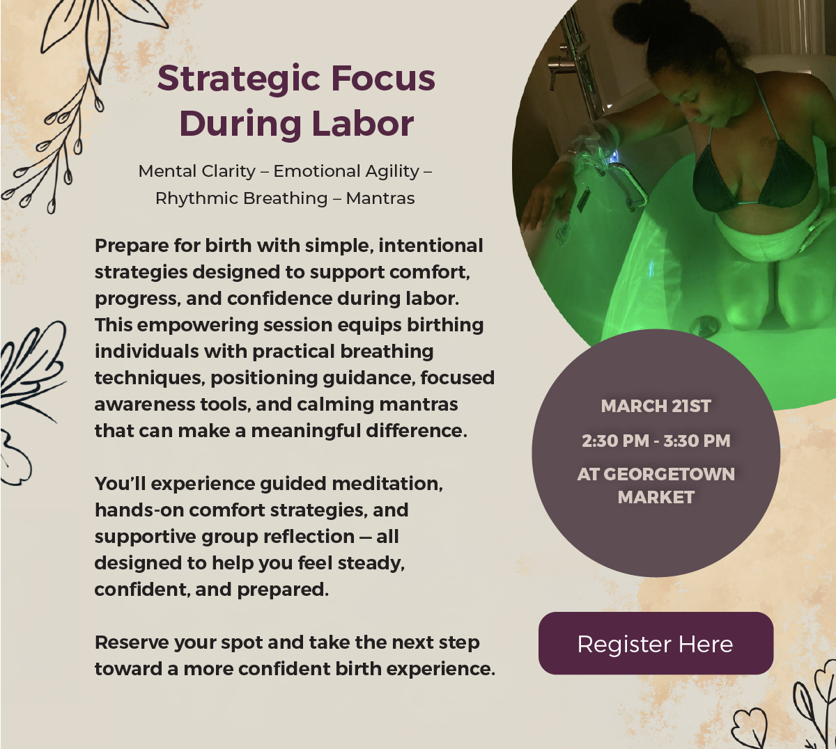 In Store event: Strategic Focus During Labor