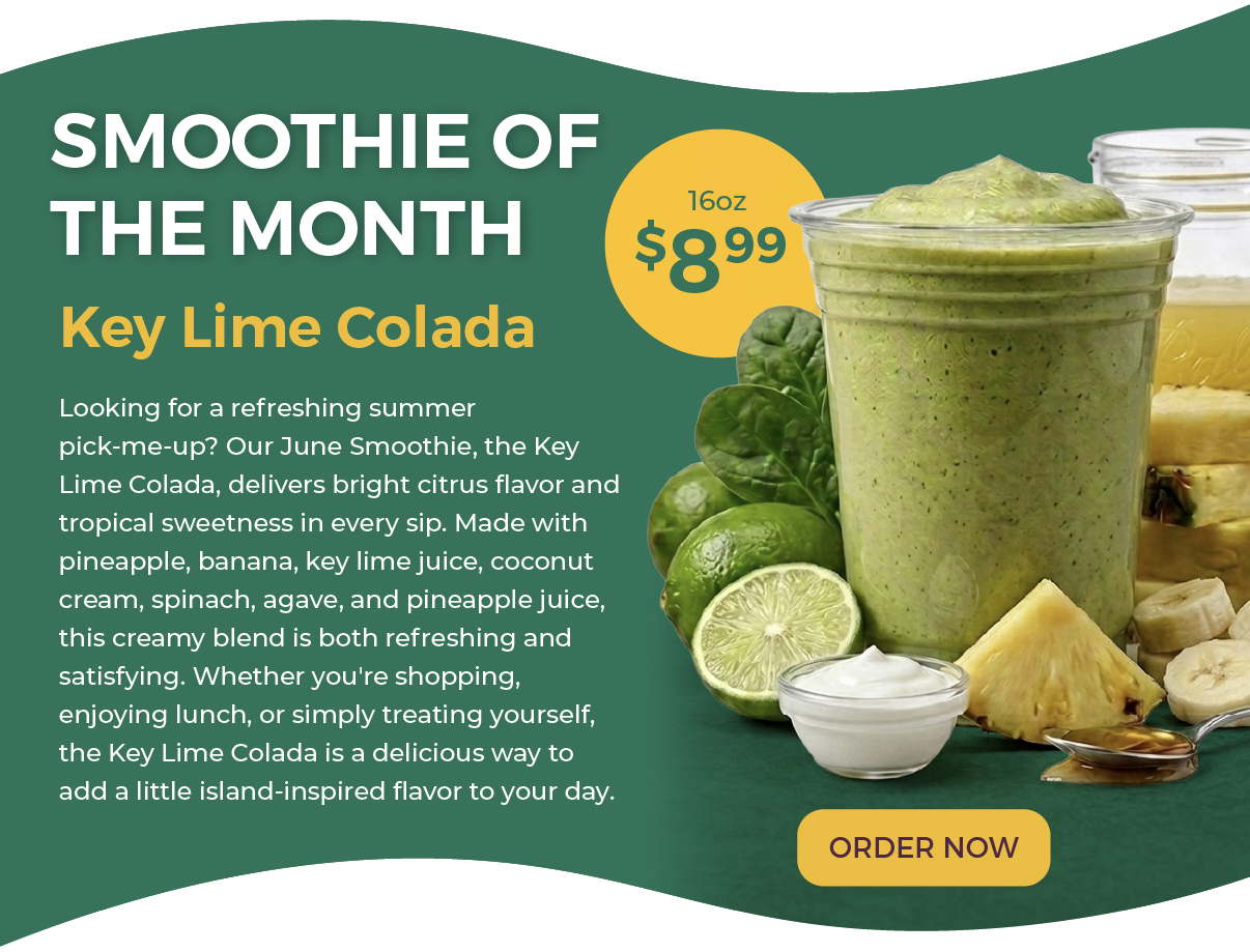 Smoothie of the month: Key Lime Colada