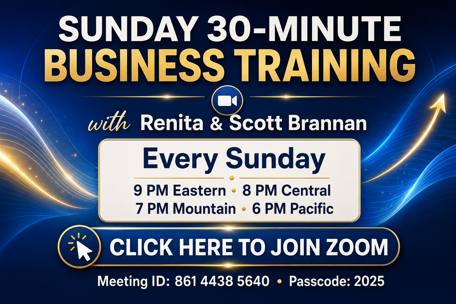 Sunday 30-Minute Business Training with Renita and Scott Brannan