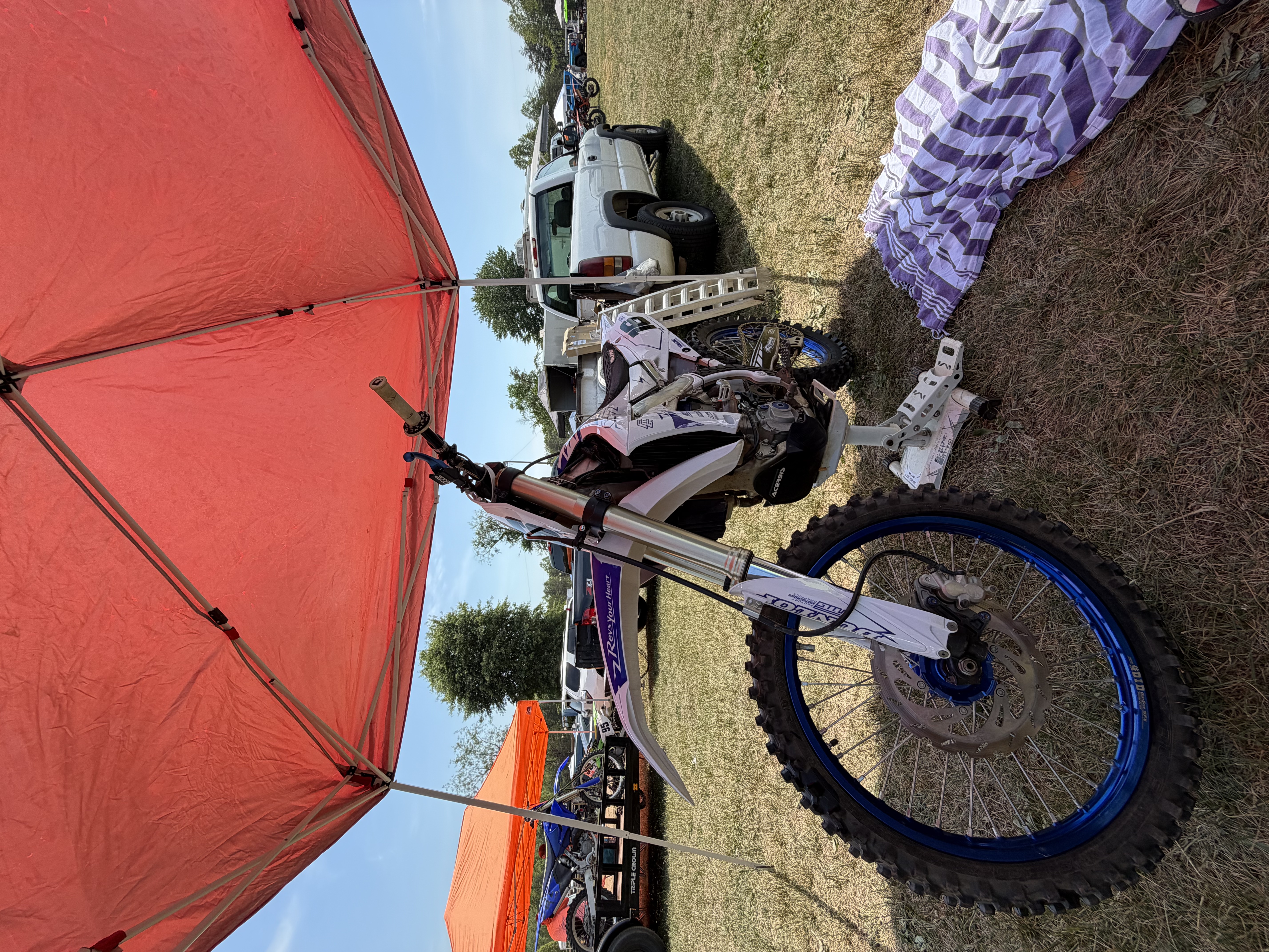 Skyler's 250 dirt bike
