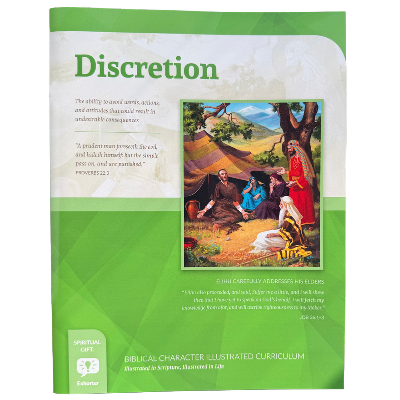 Biblical Character Illustrated Curriculum: Discretion
