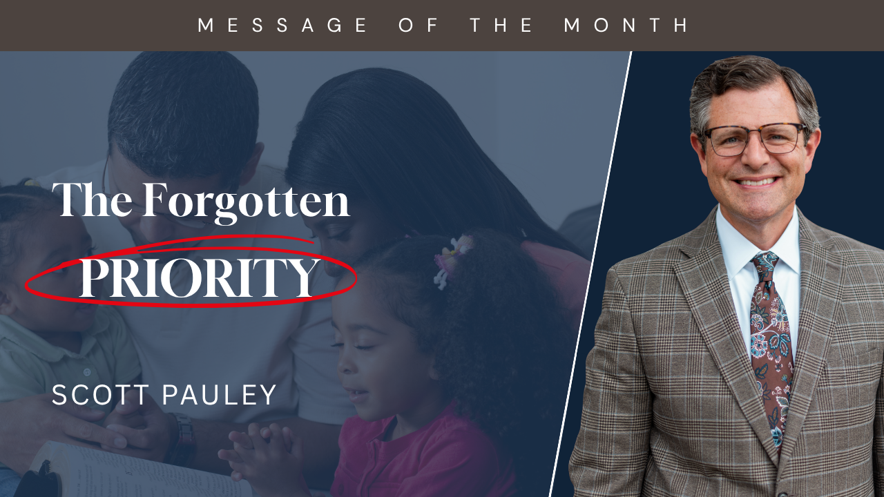Message of the Month