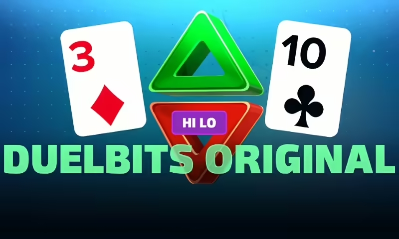 Hi Lo game at Duelbits