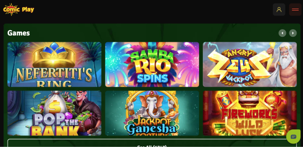Screenshot of ComicPlay