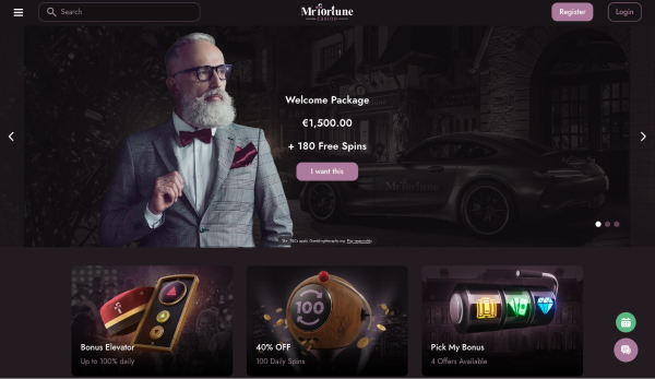 Screenshot of Mr Fortune Casino