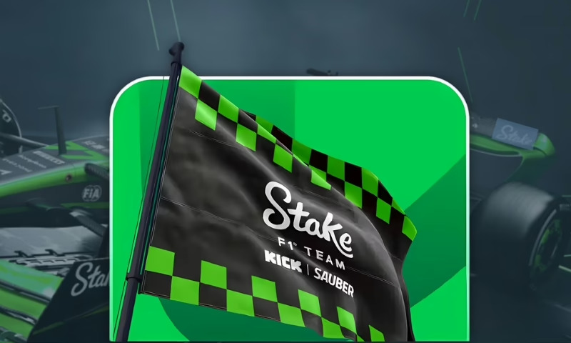 Stake F1 team flag