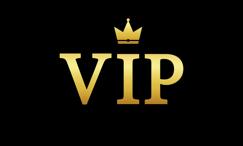 The letters VIP