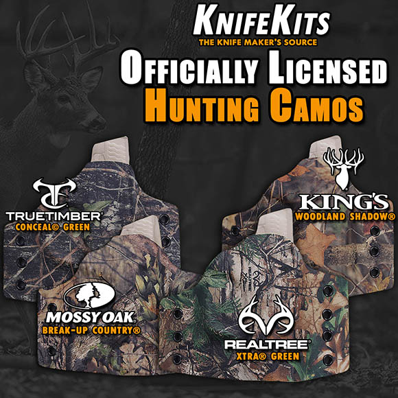 Licensed Hunting Camo Patterns at KnifeKits