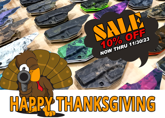 Celebrate Thanksgiving With HolsterSmith.com - Sale Underway Now!