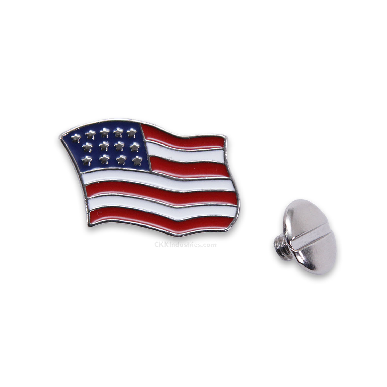USA Flag Military Concho