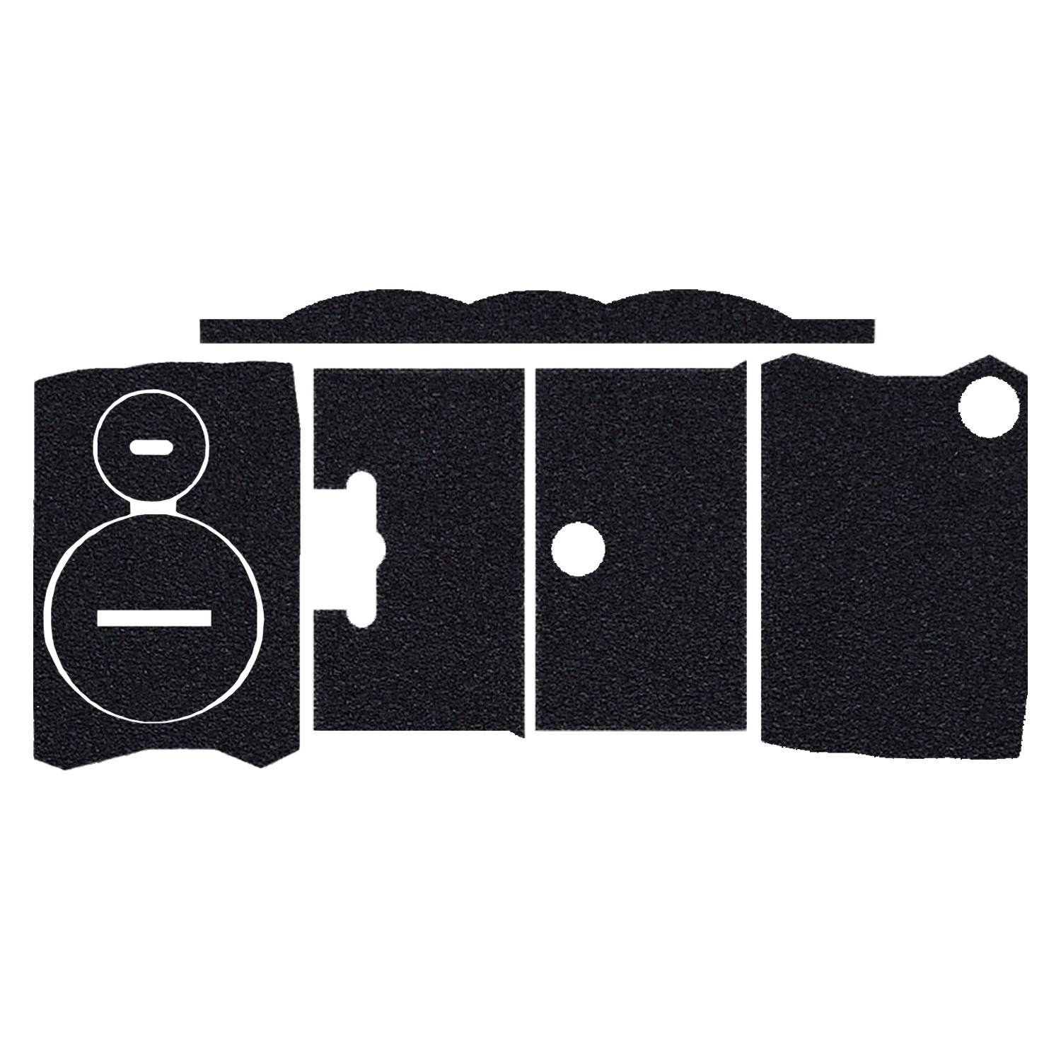 EDC Wrap® Optic Wrap Kit for SIG SAUER® Romeo 5 in Black Texturized Rubber