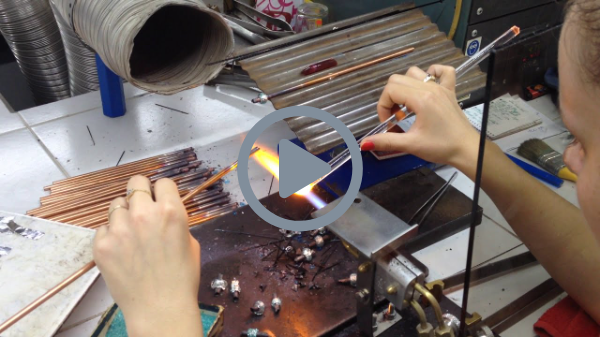 Making a Murano Glass Pandora Style Bead 