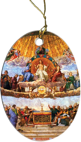 Disputation of the Eucharist Ornament