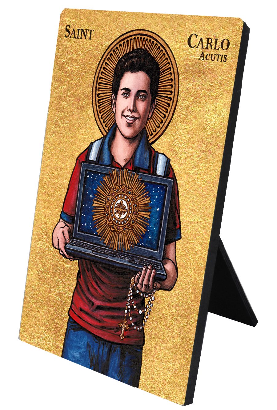 Theophilia Blessed Carlo Acutis Desk Plaque