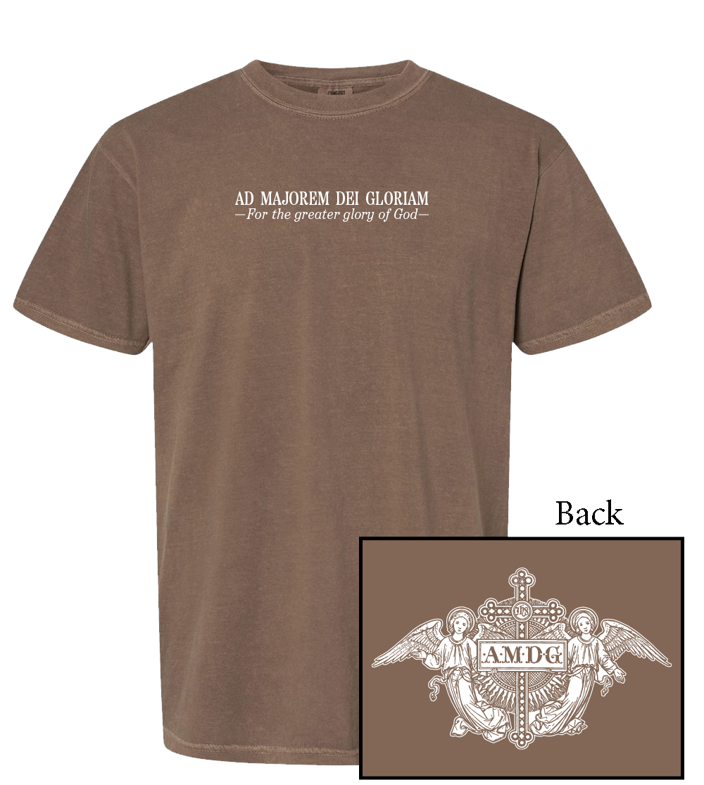 “Ad Majorem Dei Gloriam“ Woodcut T-Shirt