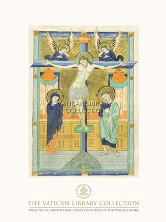 Crucifixion Icon Paper Print